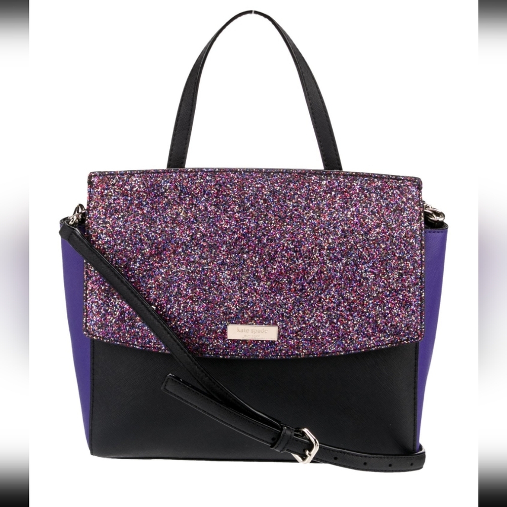 NWT Laurel Way Glitter Alisanne Crossbody Satchel Bag Purse